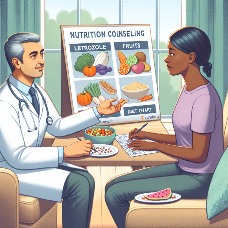 Ernährungsberatung zur Unterstützung bei der Therapie mit Letrozol