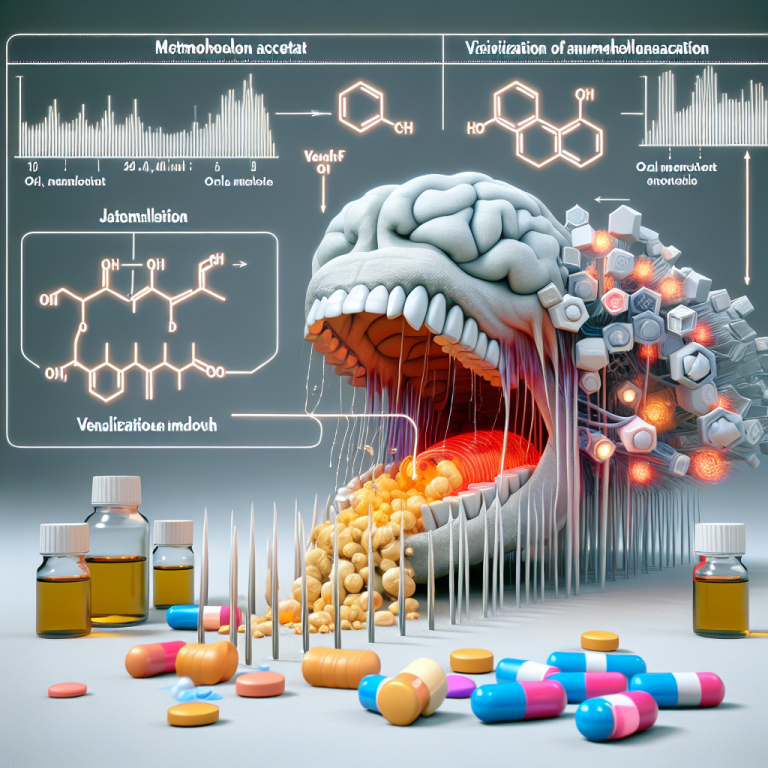 Langsame, aber effektive Wirkung von Methanolonacetat oral