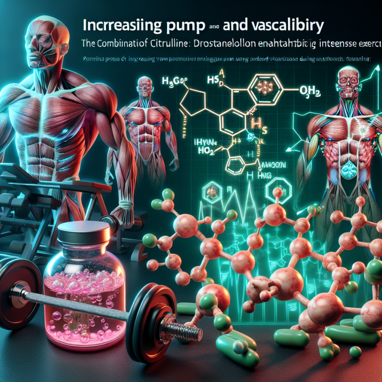 Pump und Vaskularität beim Training steigern: Citrullin kombiniert mit Drostanolon enantat