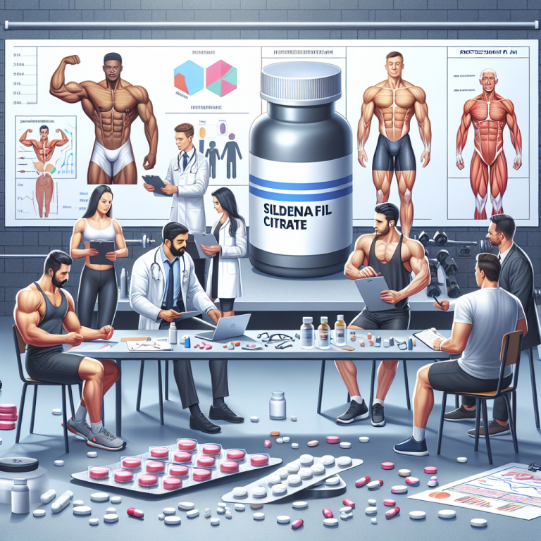 Integration von Sildenafil citrat in den Gesundheitsplan von Profibodybuildern